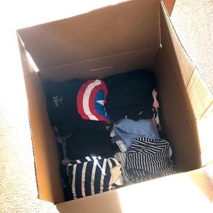 Box of 30+ pieces of clothing